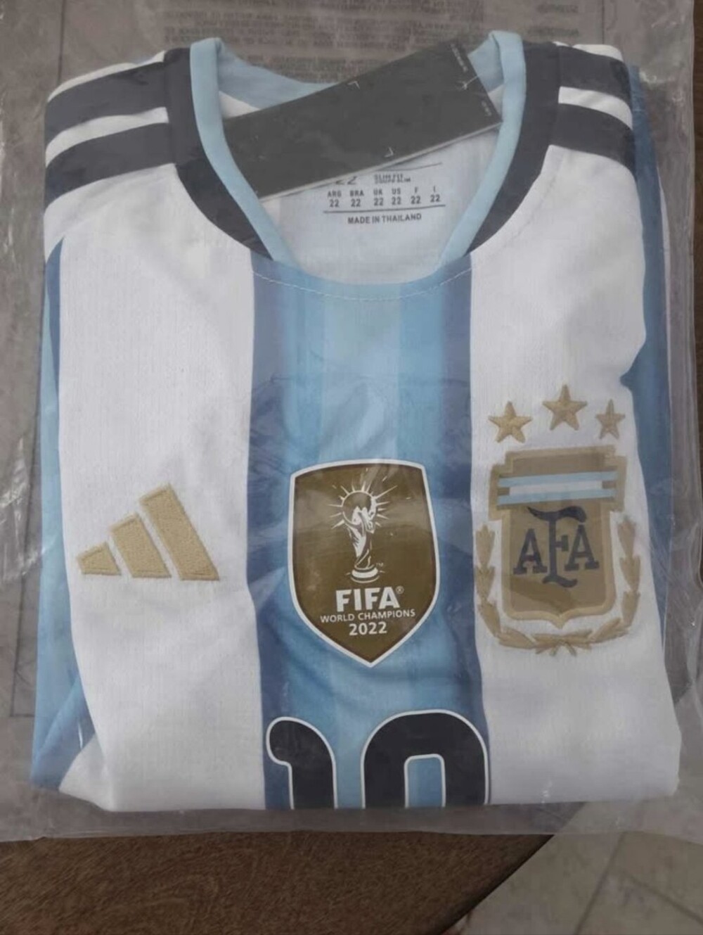 Kids Soccer Shirt & Shorts Set - White and Light Blue Size 22 (XS/ Small)